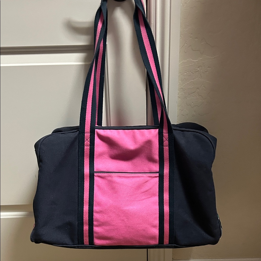 Vera Bradley Pink and Black Tote Bag